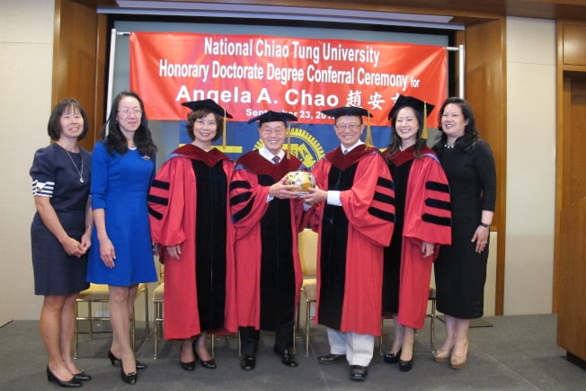 Third member in the Chao family to be awarded the honorary doctorate degree