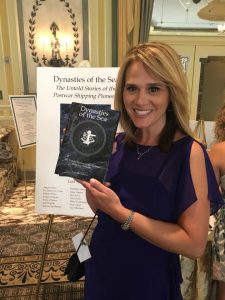 Lori Ann LaRocco and her book Dynasties of the Sea: The Untold Stories of the Postwar Shipping Pioneers