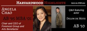 Angela Chao Interview with Harvardwood on June 21